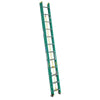 Werner 24 ft. H Fiberglass Telescoping Extension Ladder Type II 225 lb. capacity