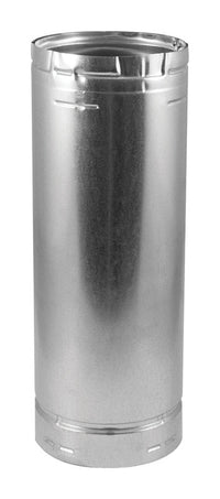 DuraVent 4 in. Dia. x 60 in. L Galvanized Steel Round Gas Vent Pipe (Pack of 2)