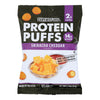 Shrewd Food - Protn Puff Sriracha Chdr - Case of 16-.74 OZ