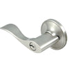 Ultra Security Satin Nickel Deadbolt and Entry Door Knob KW1 1-3/4 in.