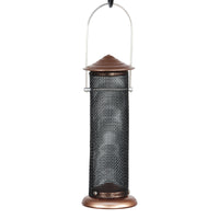 WoodLink Wild Bird 0.5 lb Copper Mini Nyjer Bird Feeder