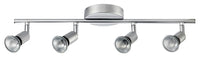 Payton Collection Track Bar, 4-Light, Painted Silver Finish