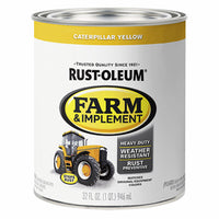 Farm Equipment Enamel Paint, Caterpillar Yellow, 1-Qt.