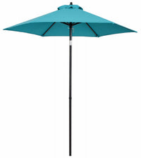 FS 7' TEAL STL UMBRELLA