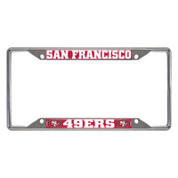 NFL - San Francisco 49ers  Metal License Plate Frame