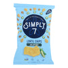 Simply 7 Lentil Chips - Jalapeno - Case of 12 - 4 oz.