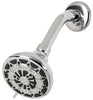 Waxman Consumer Group 8364001 4 Chrome Serene 6-Spray Fixed Shower Head