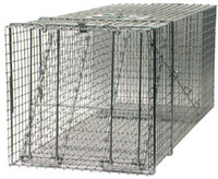 Live Animal Cage Trap, Spring Loaded, 42 x 15 x 15-In.