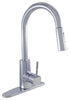 LDR One Handle Chrome Pull-Down Kitchen Faucet