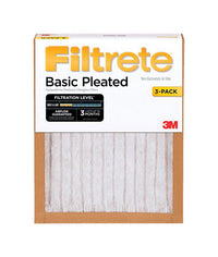 Filtrete 16 in. W X 20 in. H X 1 in. D Fiberglass 5 MERV Pleated Air Filter (Pack of 2)