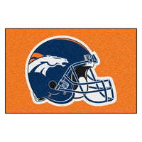 NFL - Denver Broncos Helmet Rug - 19in. x 30in.