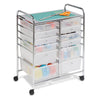 Honey-Can-Do 29 in. H X 15-1/4 in. W X 23-1/4 in. D Storage Cart