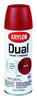 Krylon  Dual  Satin  Brick  Paint + Primer Spray Paint  12 oz. (Pack of 6)