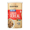 Woodstock Non-GMO 5 Grain Cereal - Case of 12 - 18.5 OZ