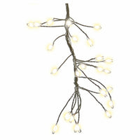 Micro Big Seed Cluster LED Light Set, Silver Wire, Warm White Twinkle, 216-Ct.