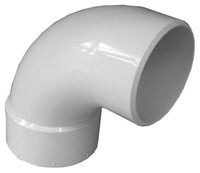 Pipe Fitting, Schedule 40 PVC  Long Turn Street Elbow, 90-Degree, 3-In.