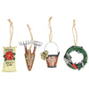 Alpine 4 in. Christmas Yard Decor (Pack of 24)