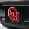 University of Oklahoma Black Metal Hitch Cover - 3D Color Emblem