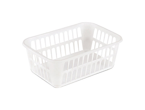 Sterilite Medium Sized Stackable Storage & Organization Basket, White (20 Pack)