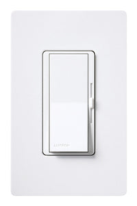 Lutron Diva White 600 W 3-Way Dimmer Switch 1 pk