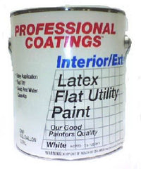 Professional Coatings Good Gallon White Latex Utility Paint (Pack of 2)