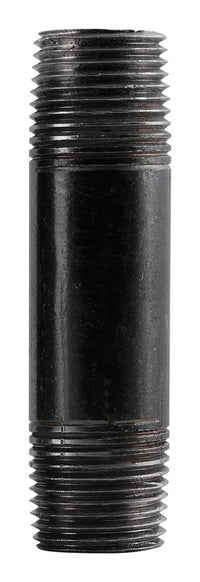 Pipe Decor 1/2 in. MPT Black Steel 1-1/4 in. L Pipe Decor Connector