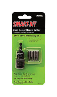 Starborn Smart-Bit Stainless Steel Screw Depth Setter Kit 6 pc