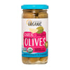 Mediterranean Organic Organic Stuffed Green Olives Garlic - Case of 12 - 8.5 OZ