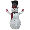 Celebrations Incandescent Warm White 72 in. Snowman with Black Hat and Scarf Yard Decor