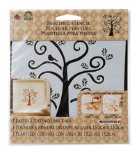 Plaid FolkArt Tree Paste Stencil (Pack of 3)