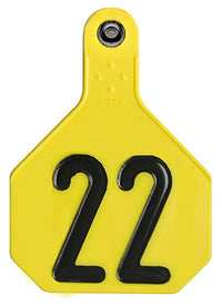 Y-Tex  Large Numbered  Plastic  2-Piece Ear Tag