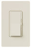 Lutron Diva Light Almond 600 W Slide Dimmer Switch 1 pk