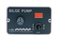 Rule  Panel switch with built-in fuse holder  Stainless Steel