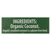 Let's Do Organics Organic Creamed - Coconut - Case of 6 - 7 oz.