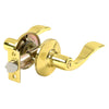 Tell Niagara Lever Bright Brass Privacy Lever Right or Left Handed