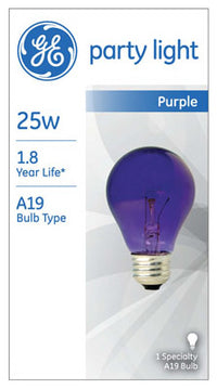 25-Watt Purple Party Bulb (Pack of 6)