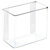 Interdesign 77020 3 X 6 X 5 Clear Plastic Linus Affixx Laundry Organizer