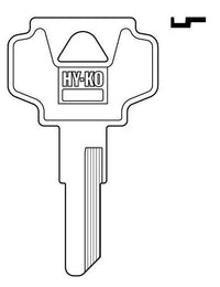 Hy-Ko Traditional Key Automotive Key Blank Single sided For For Bargman (Pack of 10)