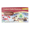 Celestial Seasonings - Herb Tea Cranberry Vanilla Wndld - Case of 6-18 BAG