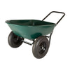 Marathon Green and Black Poly Wheel Barrow Yard Rover 5 cu. ft.