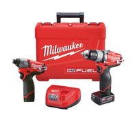 Milwaukee M12 Fuel 12 V 1/4 in. Hex 2650 RPM Cordless Brushless Impact Driver Kit