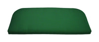 Casual Cushion  Green  Polyester  Seating Cushion  2.5 in. H x 43.5 in. W x 19.5 in. L