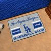 MLB - Los Angeles Dodgers Gray Uniform Rug - 19in. x 30in.