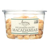 Aurora Natural Products - Dry Roasted Salted Macadamias - Case of 12 - 8 oz.