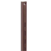 Knape & Vogt 80 Brown Steel Regular Duty Shelf Standard 16 Ga. 24 in. L