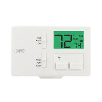 LUX Pro Heating and Cooling Lever Thermostat