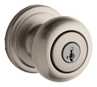 Weiser Troy Satin Nickel Entry Lockset 1-3/4 in.