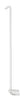 Lozier Hook Divider 19 In. L White (Pack of 10)