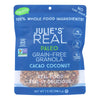 Julie's Real - Granola Gr Fr Cacao Coconut - Case of 6 - 7 OZ