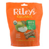 Riley's Organics Organic Dog Treats, Apple Recipe, Large  - Case of 6 - 5 OZ